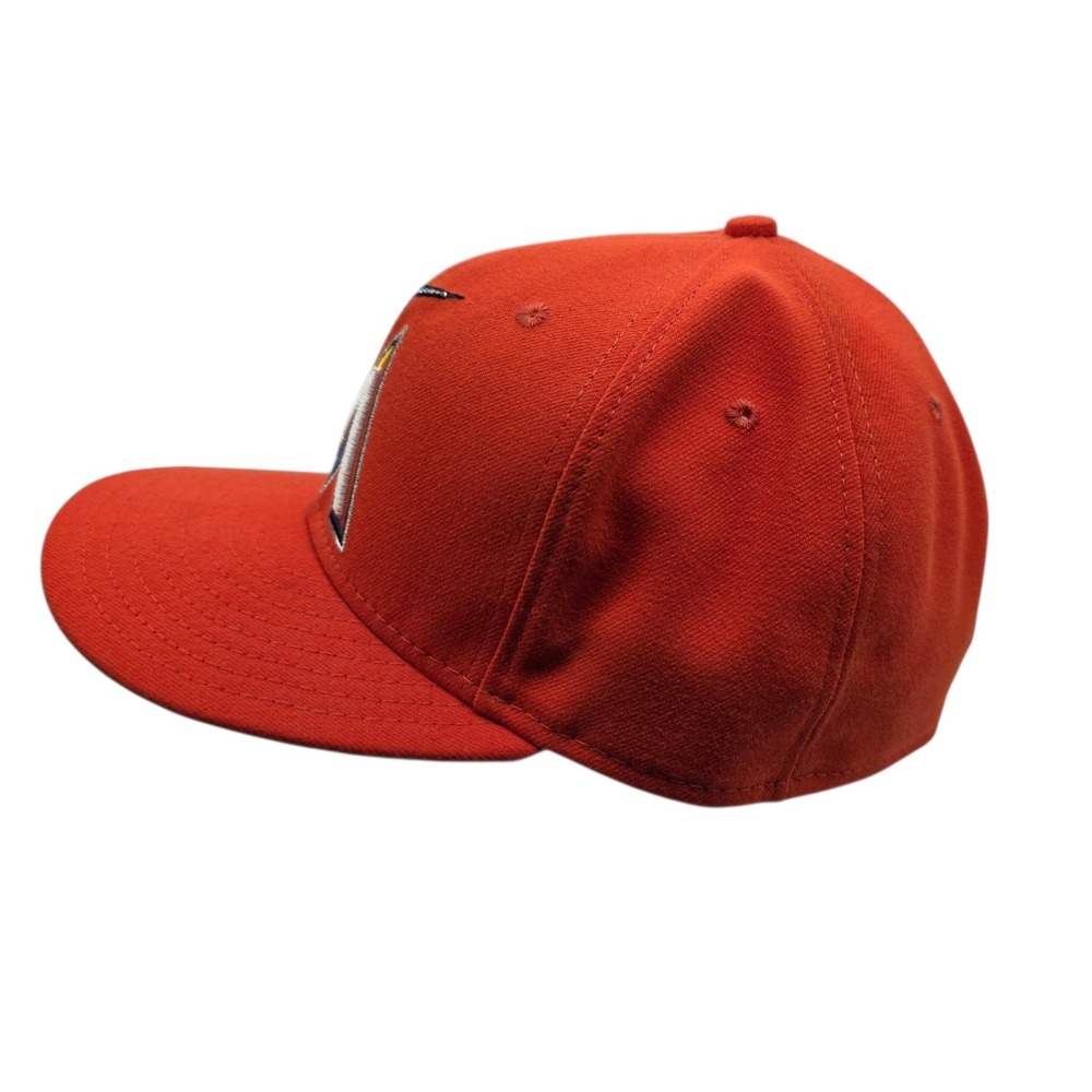 New Era Miami Marlins Orange 59FIFTY On Field Fitted Baseball Cap Size 7 3/8 MLB - Picture 3 of 6